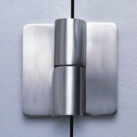 WC Hinge left (screws) H70 18 mm (without screws)