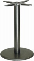 Table leg central BM 006/430, height 720 mm, matt stainless steel