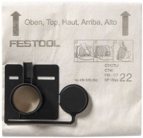 FESTOOL 456874 Filter bag FIS-CT 44 SP VLIES/5