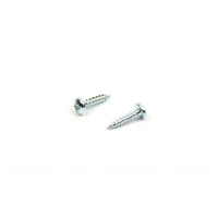 Screw 4,5x20 PZ2 round head  white zinc