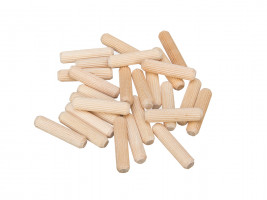 Connecting pin wooden calibrated birch 8x35mm (7.9x35mm) (8650pcs) - FSC