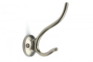 TULIP hook Rapallo satin nickel + screws