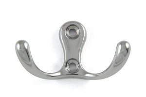 TULIP hook Livorno polished chrome + screws