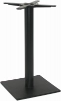 Table leg central BD 004, height 1100 mm, matt stainless steel