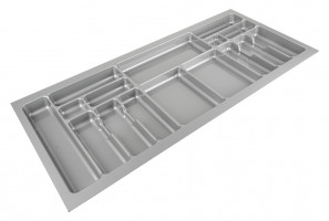 StrongIn Cutlery tray 120/490 (1116x490 mm) silver metallic