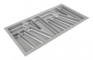 StrongIn Cutlery tray 90/435 (830 x 435 mm) silver metallic