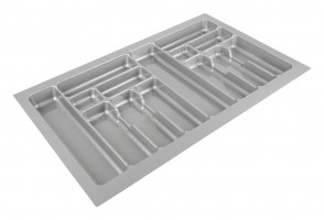 StrongIn Cutlery tray 90/490 (835 x 490 mm) silver metallic