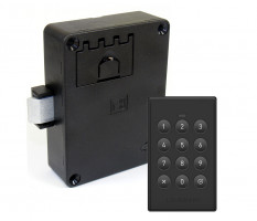 LEHMANN Electronic lock with keyboard M410 TA3 black