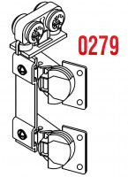 SISCO top folding cart with hinges art. 0279