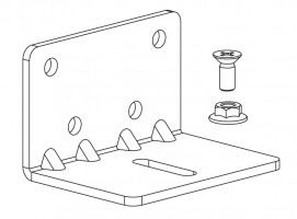 TERNO interior sliding door 180-250kg, upper guide holder