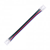 StrongLumio connector - LED strip RGB 10mm - wire 4-way 150mm- LED strip