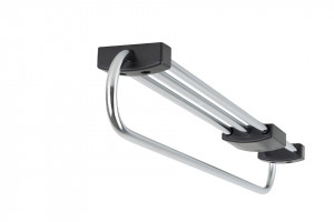 StrongWire Pull-out rack for hangers 400mm black/chrome
