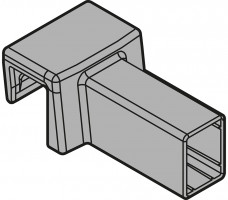 BLUM ZC7U10E0 Ambia-line cross rail holder for LBX pure carbon black CS-M