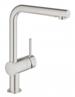 GROHE 30274DC0 Tap MINTA L-outlet supersteel