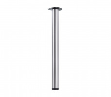 Table leg ENTRY 820/60mm matt chrome