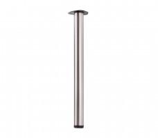Table leg ENTRY 820/60 mm, matt nickel