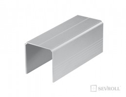 SEVROLL 01255 Single overhead line 1.7m silver