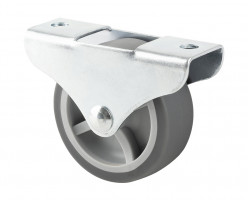 StrongCastors Fixed castor 50 mm, softened tread