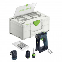 FESTOOL 577333 Akumulátorový vrtací šroubovák CXS 18-Basic-Set