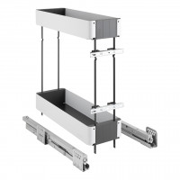 KES 002141 K-Line double basket 200mm white