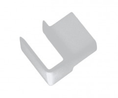 StrongBox edge grip for square cross reling internal divider white