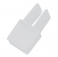 StrongBox reling cross connector for square reling of inner divider white