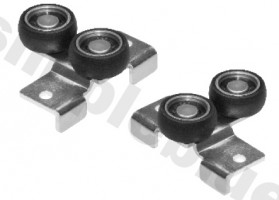 SEVROLL 10217 upper trolley Blue (for laminate 18mm) frameless L+P