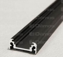 StrongLumio ALU profile for LED Surface 10 alu black 4000mm