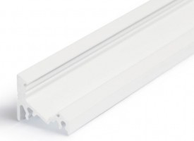 StrongLumio ALU profile for LED Corner alu white 4000mm