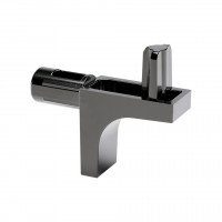IF-K-Line shelf support with mandrel 5mm black nickel