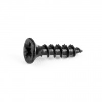 Screw PZ 3.5x16 countersunk head zinc black PZ2
