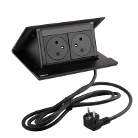 LEGRAND PopUp, 2x230V, black matt