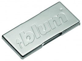 BLUM 70.4503.BP arm cover cap with BLUM logo, 125°/ 155°/ Cristallo new