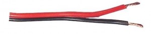StrongLumio Two core wire 2x0,5mm 2 20AWG red-black