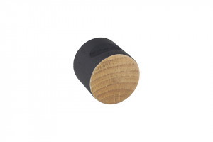 TULIP Knob Hole 40 mm oak lacquered/black