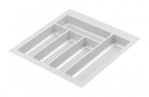 Cutlery tray Nolago  white for Merivobox 50 (408 x 423 mm)