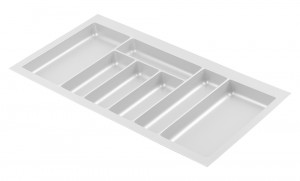 Cutlery tray Nolago  white for Merivobox 90 (808 x 423mm)