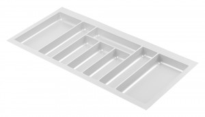 Cutlery tray Nolago  white for Merivobox 100 (908 x 423mm)