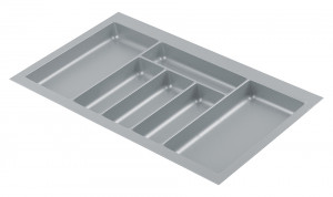 Cutlery tray Nolago silver for Merivobox  80 (708x 423 mm)
