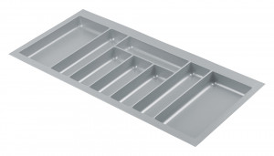 Cutlery tray Nolago silver for Merivobox 100 (908x 423 mm)