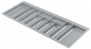 Cutlery tray Nolago silver for Merivobox 120 (1108x 423 mm)