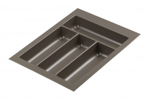 Cutlery tray Nolago  basalt  gray for Merivobox 40 (308 x 423 mm)