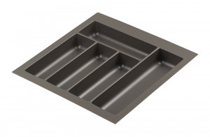 Cutlery tray Nolago  basalt  gray for Merivobox 50(408 x 423 mm)