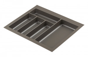 Cutlery tray Nolago  basalt  gray for Merivobox 60 (508 x 423 mm)