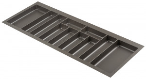 Cutlery tray Nolago  basalt  gray for Merivobox 120 (1108 x 423 mm)