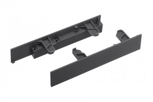 StrongMax 16 front profile holders for inner drawer 185 mm, dark grey