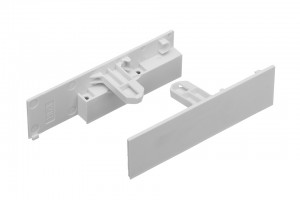 StrongMax 16 front profile holders for inner drawer 121 mm, white