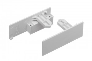 StrongMax 16 front profile holders for inner drawer 89 mm, white