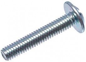 Screw for handle M4x50 semi-round head with collar