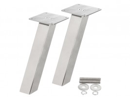 Angled angular bracket 200mm stainless steel